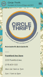 Mobile Screenshot of circlethrift.com